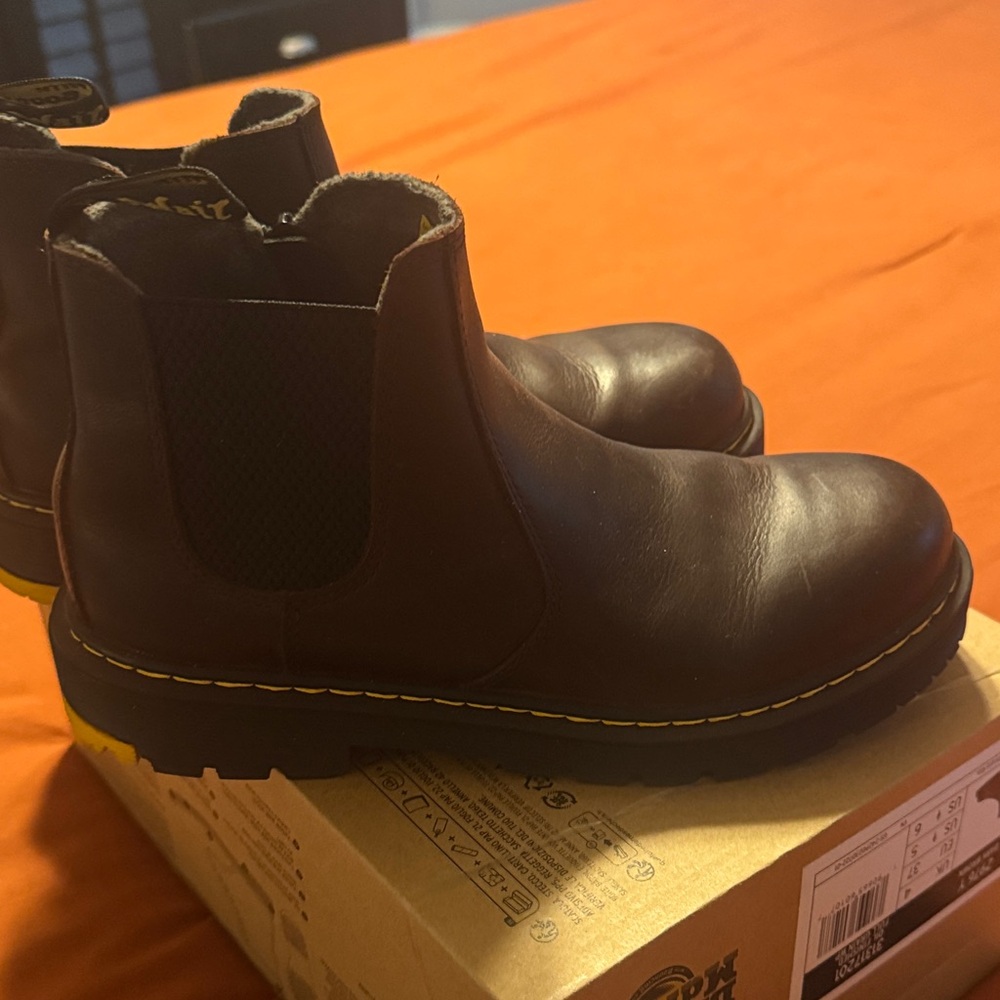 Women’s Dr. Martens Dark Brown Leather Boots